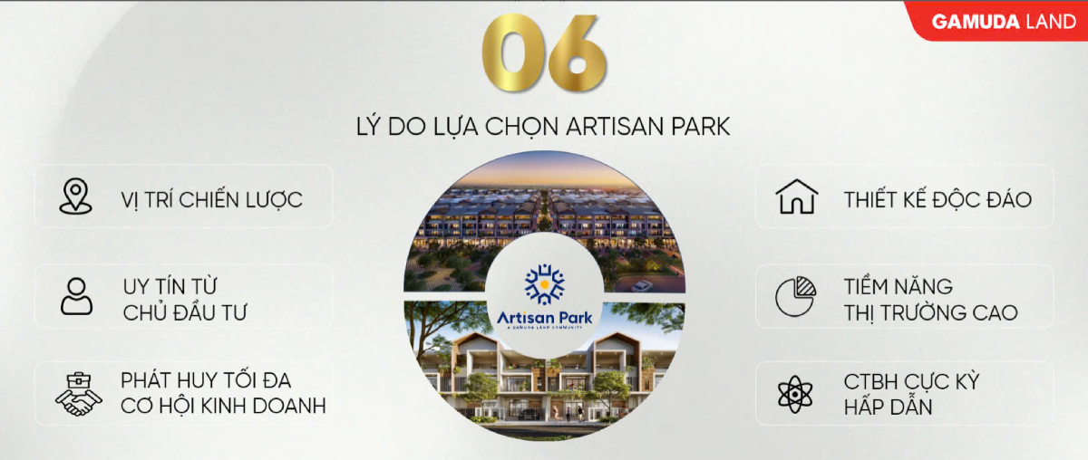 6 lí do nên mua Artisan Park Bình Dương