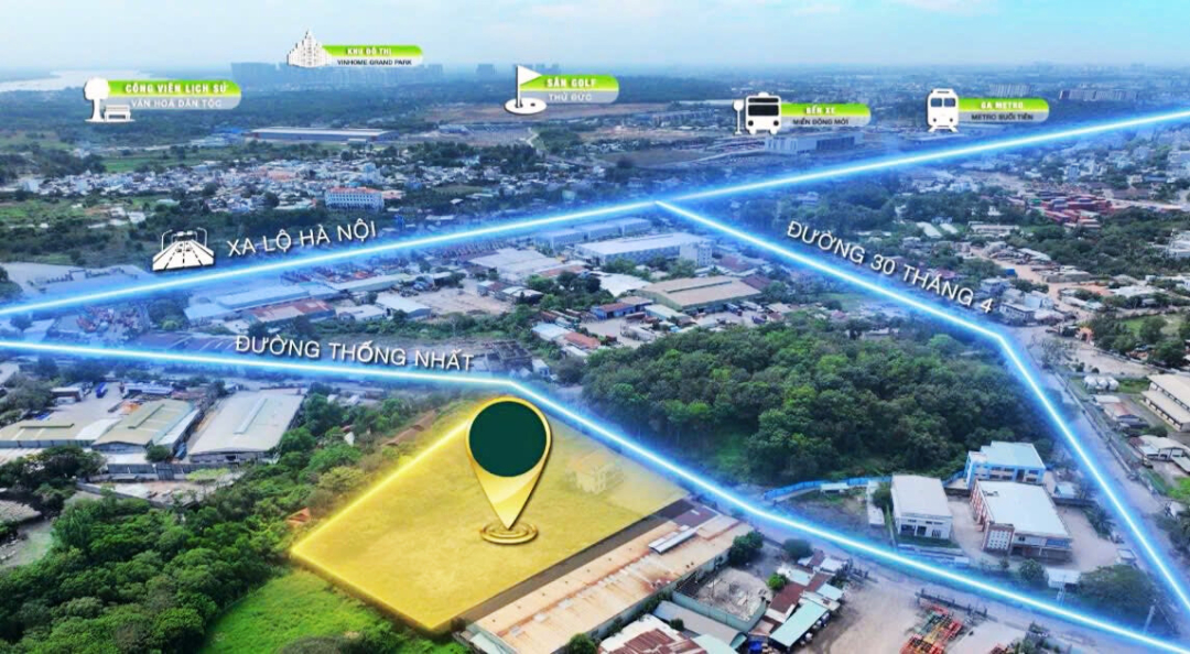 Vị trí căn hộ Art Stella Dĩ An