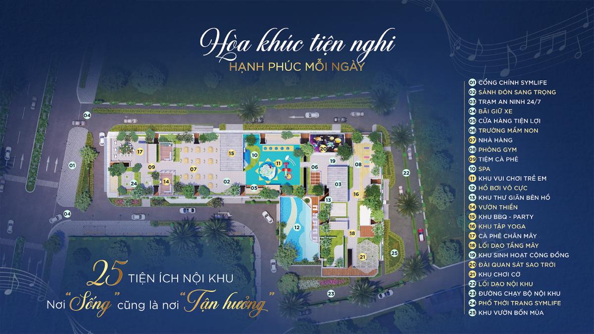 Tiện ích nội khu căn hộ Symlife Thuận An