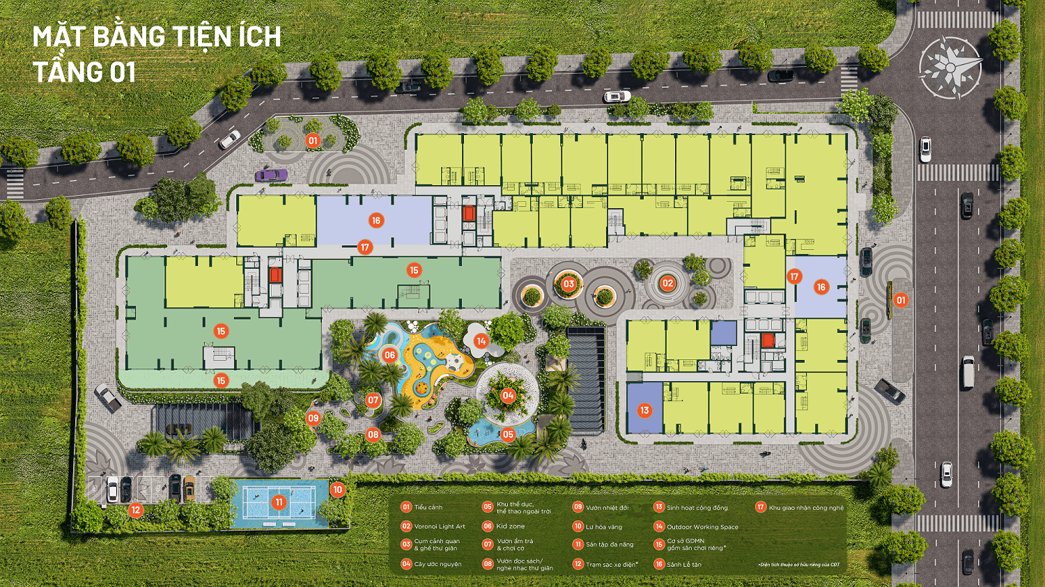 Happy One Mori project site map with convenient connections to central districts.
