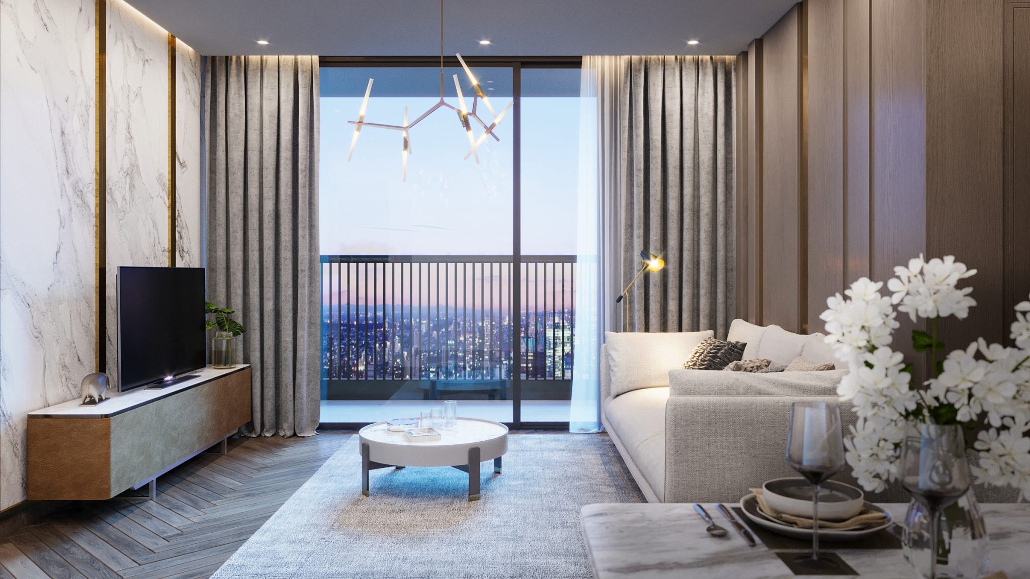 Happy One Mori Tv area